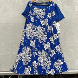 Perceptions New York 2-Piece Set Dress and Jacket Womens XL Floral Boho Hippie